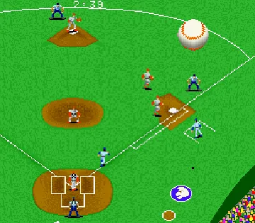 Super Champion Baseball (US) screen shot game playing